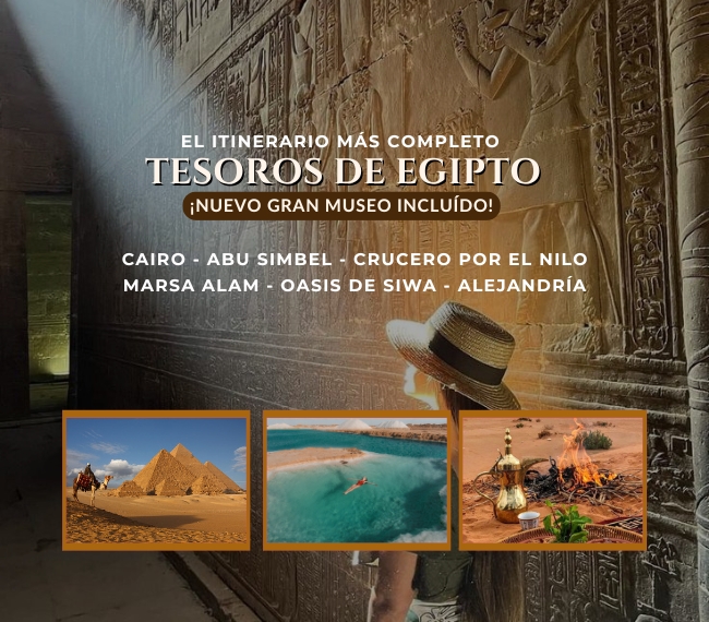 TESOROS DE EGIPTO - 27 DE SEPTIEMBRE 2025 - 22 Das/19 Noches - 