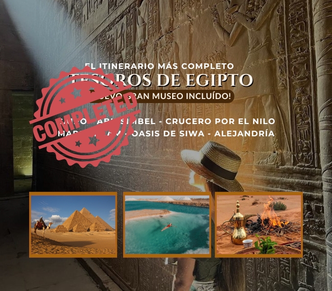 TESOROS DE EGIPTO - 27 DE SEPTIEMBRE 2025 - 22 Das/19 Noches - 