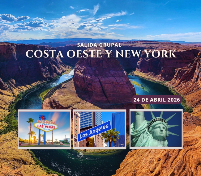 COSTA OESTE Y NEW YORK - 24 de Abril 2026 - Salida Grupal