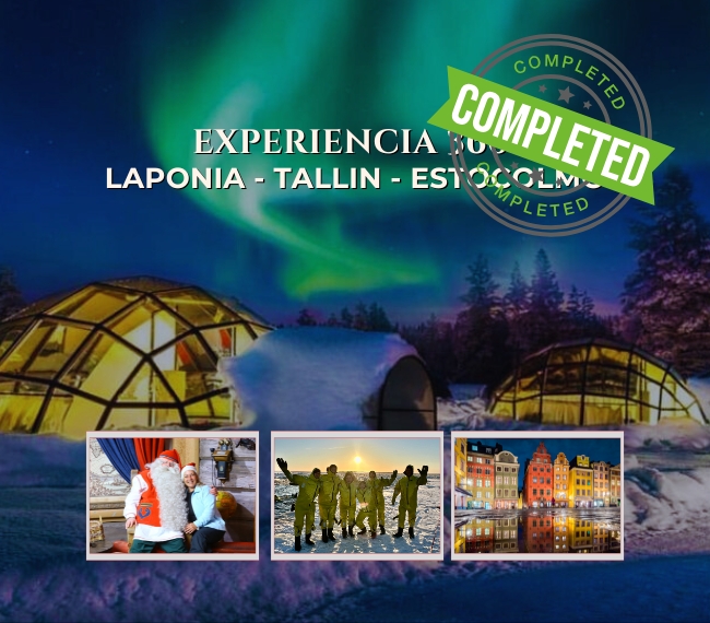 EXPERIENCIA 360�- LAPONIA - TALLIN - ESTOCOLMO - 10 FEBRERO 2026 - Grupal Exclusiva Acompa�ada