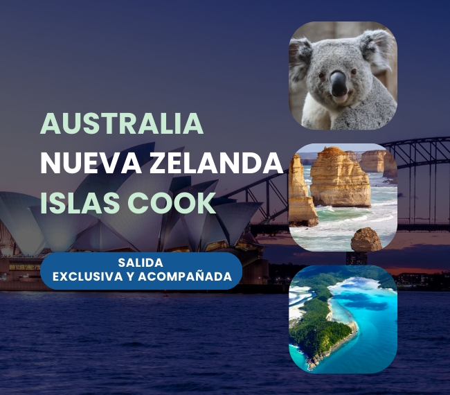 AUSTRALIA - NUEVA ZELANDA & ISLAS COOK - Salida Exclusiva Acompa�ada - 06 de Noviembre