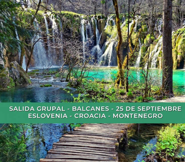 SALIDA A BALCANES - ESLOVENIA, CROACIA & MONTENEGRO - GRUPAL - 25 DE SEPTIEMBRE 2026