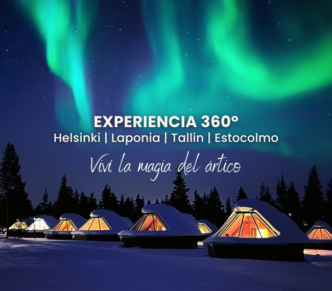 Auroras Boreales en Laponia, Tallin & Estocolmo | Viaje exclusivo acompa�ado � 19 Febrero 2027